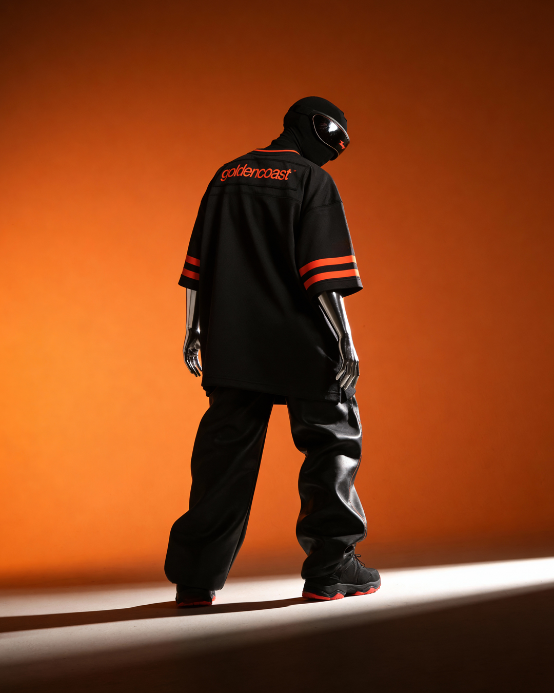 ⁠JERSEY FOOT US NOIR ORANGE ÉDITION LIMITÉE